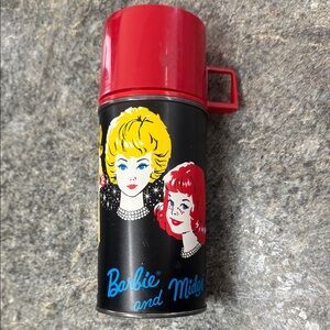 1962 Vintage Barbie and Midge Thermos Canada Made No 145 By Mattel Inc.
